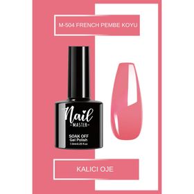 Nail Master M504 7.3 ml Kalıcı Oje French Pembesi Koyu