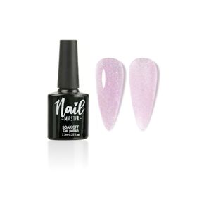Nail Master M844 Simli Pembe 7.3 ml Kalıcı Oje