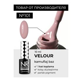 Nail Republic 101 Velour Renkli Base Coat 10 ml Kalıcı Oje
