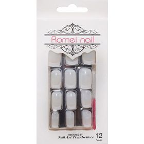 Nail Takma Tırnak 12'li - French Beyaz