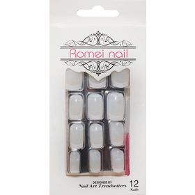 Nail Takma Tırnak 12'li - French Beyaz