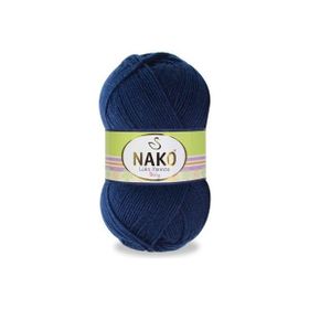 Nako 10094 Lüks Minnoş 5 Adet 102 cm Lacivert El Örgü İpi