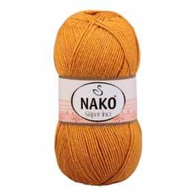 Nako 10129 Hardal Süper İnci 100 gr El Örgü İpi