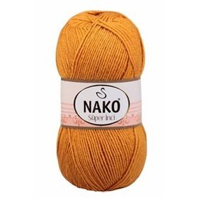 Nako 10129 Hardal Süper İnci 100 gr El Örgü İpi