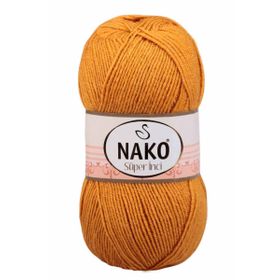 Nako 10129 Hardal Süper İnci 100 gr El Örgü İpi