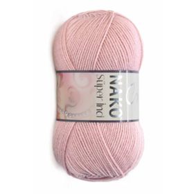 Nako 10275 Pembemsi Pudra 100 gr Süper İnci El Örgü İpi
