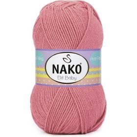 Nako 10325 5 Adet Angora Lüks Gül Kurusu El Örgü İpi