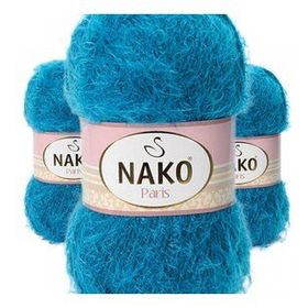 Nako 10328 Koyu Petrol 3 Adet Paris El Örgü İpi Yünü