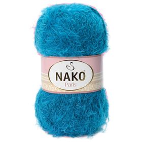 Nako 10328 Paris Koyu Petrol El Örgü İpi Yünü