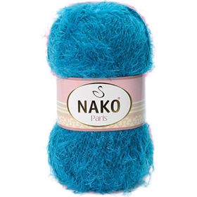 Nako 10328 Paris Koyu Petrol El Örgü İpi Yünü