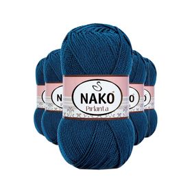 Nako 10328 Pırlanta Amigurumi 5 Adet Petrol Mavi El Örgü İpi Yünü