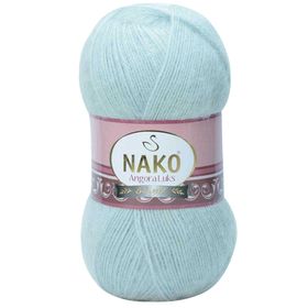 Nako 10471 Saraylı Mint Angora Lüks El Örgü İpi