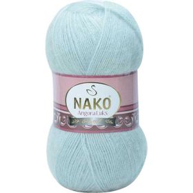 Nako 10471 Saraylı Mint Angora Lüks El Örgü İpi
