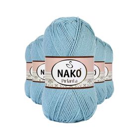 Nako 10482 Pırlanta Amigurumi 5 Adet Azur El Örgü İpi Yünü