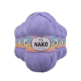 Nako 10625 5 Adet Seher Yeli Elite Baby El Örgü İpi Tüylenmeyen Bebek Yünü