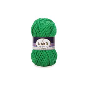 Nako 11347 Spaghetti Yeşil Örgü İpi
