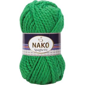 Nako 11347 Spaghetti Yeşil Örgü İpi
