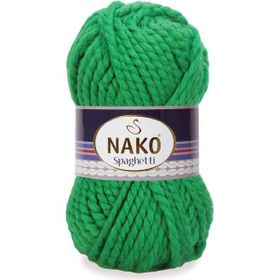 Nako 11347 Spaghetti Yeşil Örgü İpi