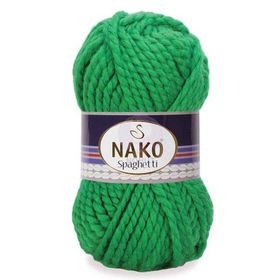 Nako 11347 Spaghetti Yeşil Örgü İpi