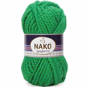Nako 11347 Spaghetti Yeşil Örgü İpi