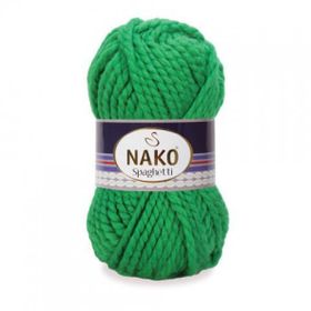 Nako 11347 Spaghetti Yeşil Örgü İpi