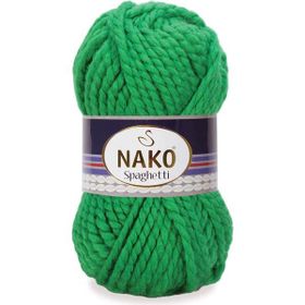 Nako 11347 Spaghetti Yeşil Örgü İpi