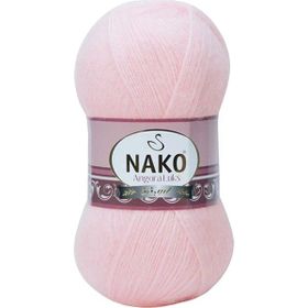 Nako 11502 Pembe 1 Adet Angora Lüks El Örgü İpi