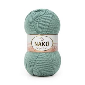 Nako 11537 Süper İnci Pastel Yeşil 100 gr Örgü İpi