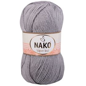 Nako 11538 Gri Süper İnci 100 gr El Örgü İpi