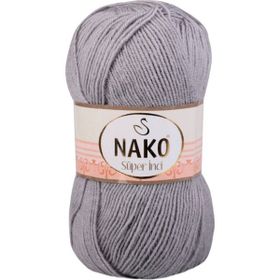 Nako 11538 Gri Süper İnci 100 gr El Örgü İpi