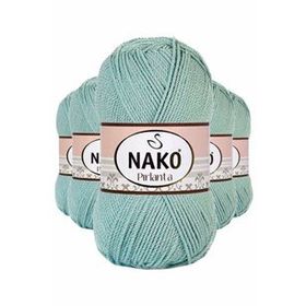 Nako 12297 5 Adet Çağla Yeşili Pırlanta Amigurumi El Örgü İpi Yünü