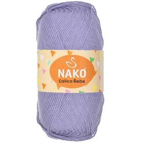 Nako 13284 1 Adet Calico Bebe Pamuklu Bebek ve Battaniye Örgü İpi