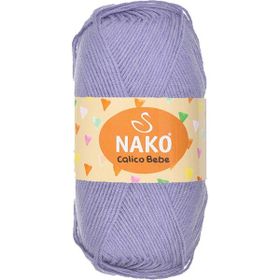 Nako 13284 1 Adet Calico Bebe Pamuklu Bebek ve Battaniye Örgü İpi