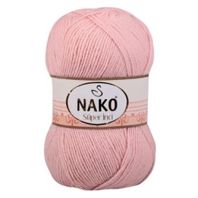 Nako 1479 Açık Pudra Süper İnci 100 gr El Örgü İpi