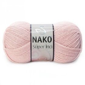 Nako 1479 Açık Pudra Süper İnci 100 gr El Örgü İpi