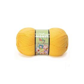 Nako 184 Sarı 100 gr Lüks Minnoş El Örgü İpi