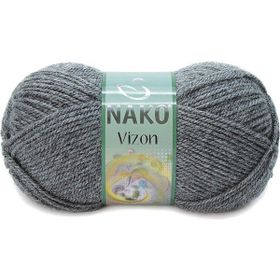 Nako 193 Loş Gri Vizon Premium Akrilik El Örgü İpi Yünü