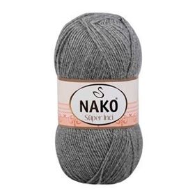 Nako 194 Gri Melanj 100 gr Süper İnci El Örgü İpi