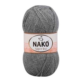 Nako 194 Gri Melanj 100 gr Süper İnci El Örgü İpi