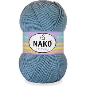 Nako 1986 Kot Mavi Elit Baby Örgü Bebe İpi