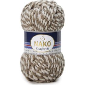 Nako 21366 Spaghetti Bej Kemik Muline İp