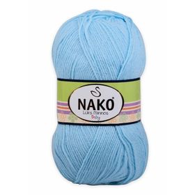 Nako 214 Ufuk Mavisi Lüks Minnoş 100 gr El Örgü İpi