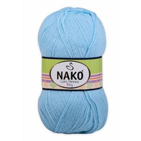 Nako 214 Ufuk Mavisi Lüks Minnoş 100 gr El Örgü İpi