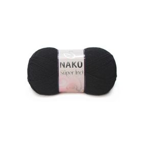 Nako 217 Siyah 100 gr Süper İnci El Örgü İpi