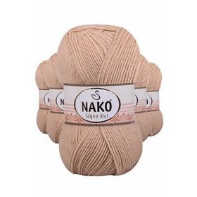 Nako 219 Süper İnci 5 Adet 100 gr Deve Tüyü El Örgü İpi