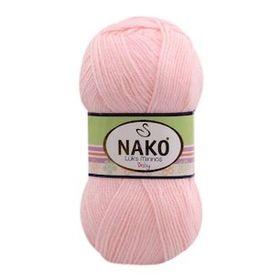 Nako 2197 Saten Açık Pembe İp