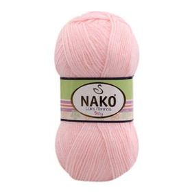 Nako 2197 Saten Açık Pembe İp