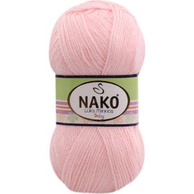 Nako 2197 Saten Açık Pembe İp