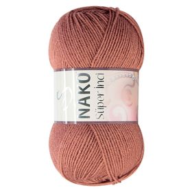 Nako 2248 Süper İnci Marsala El Örgü İpi