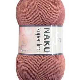 Nako 2248 Süper İnci Marsala El Örgü İpi